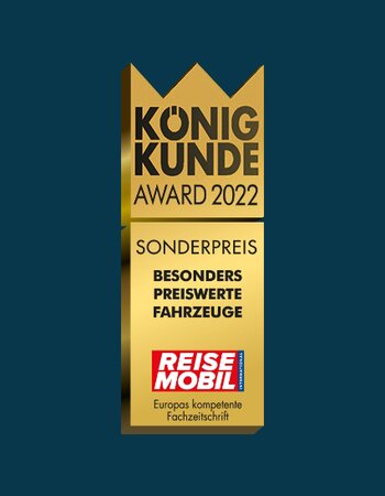 Gold award: “König Kunde Award 2022 – Special prize for exceptionally value-for-money vehicles”
