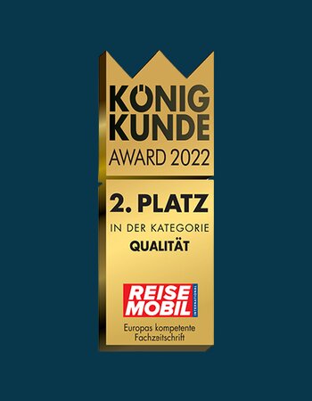 Gold award: “König Kunde Award 2022”, 2nd place in the Quality category