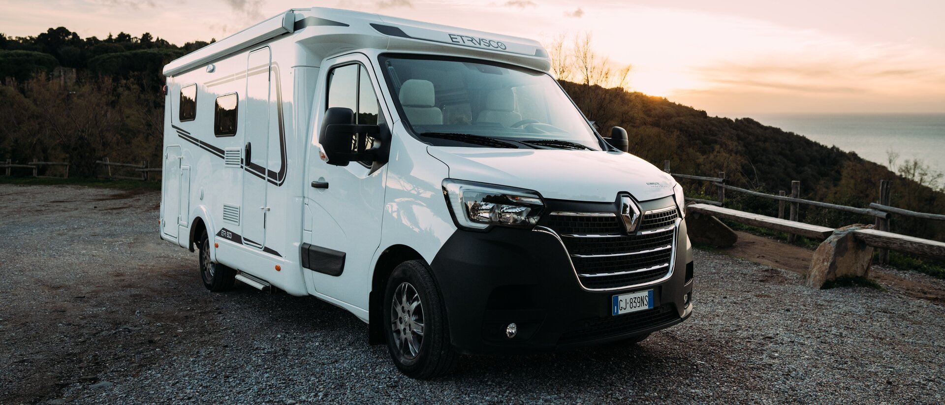 Etrusco Van Renault with Sunset