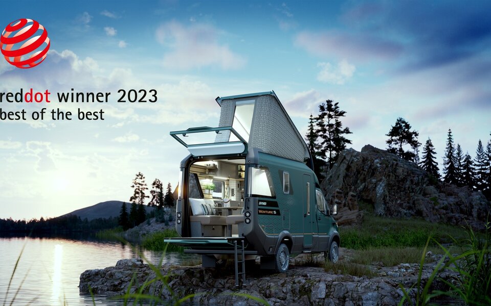 Press picture | HYMER Red Dot Design Award 2023